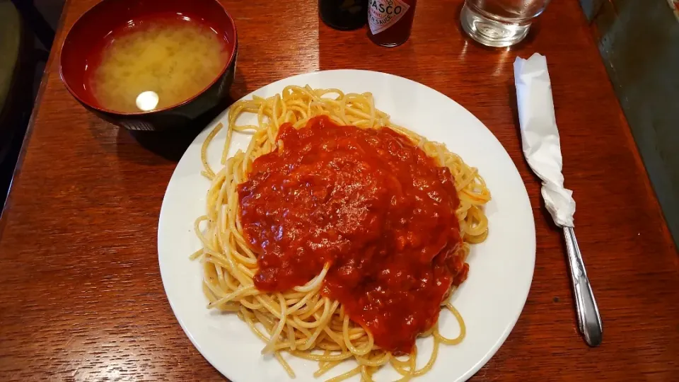 ミートソーススパゲティ@プランタン　五反田|watarunさん