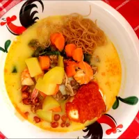 Snapdishの料理写真:vegetable lontong from medan city, indonesia|Dapoer Yangunsさん