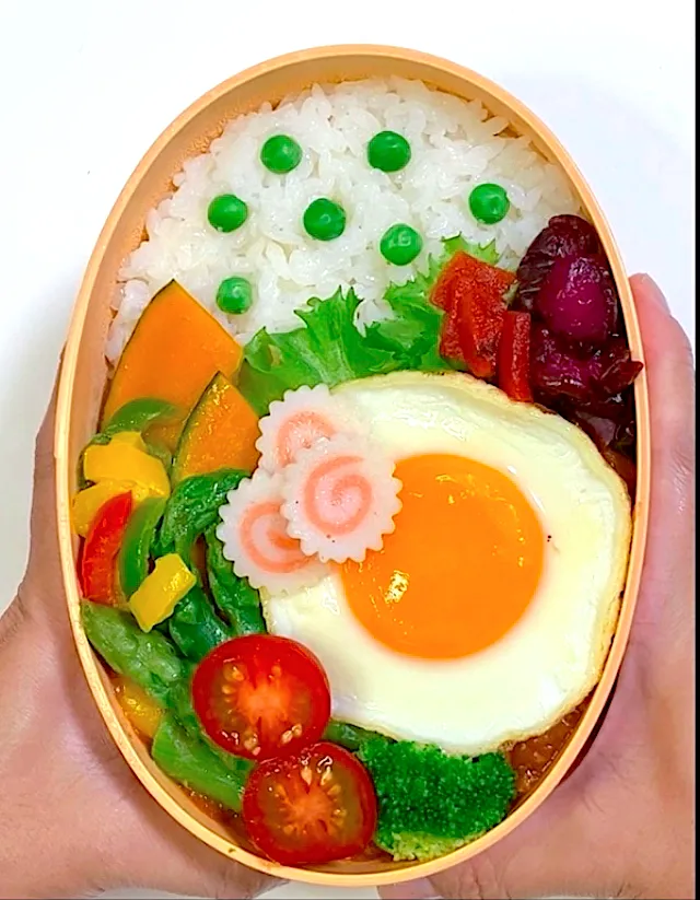 Snapdishの料理写真:キーマカレー弁当|ふみさん