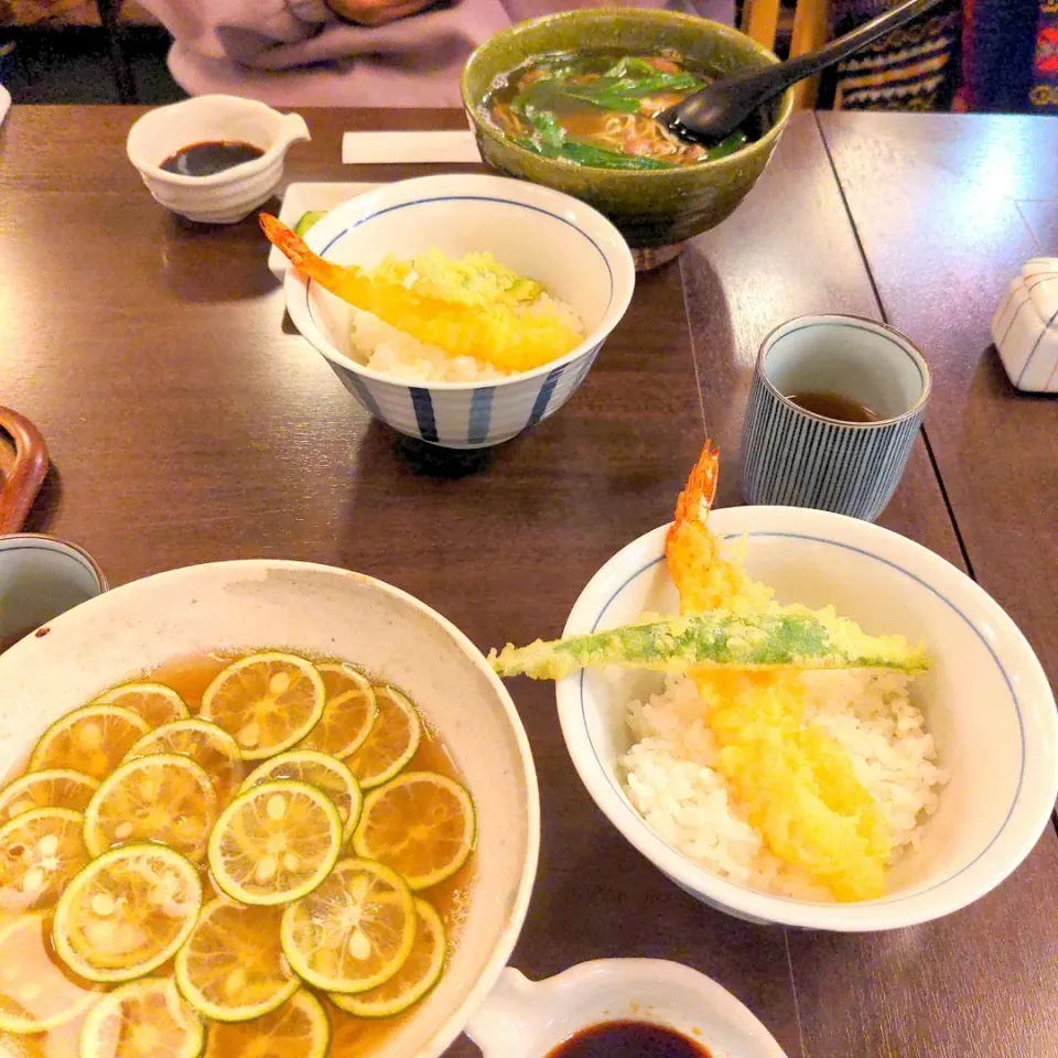 信州蕎麦〜すだち蕎麦と天丼〜|チョコさん