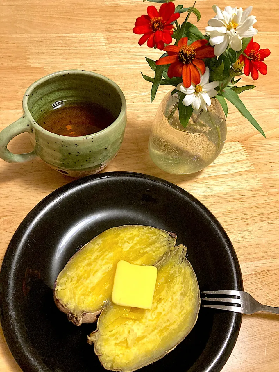 オープン焼き芋🍠💕|さくたえさん