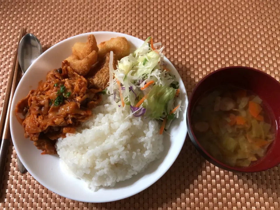 Snapdishの料理写真:ポークケチャップ|ここなりさん