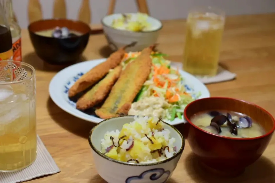 サンマとさつまいもで秋の食卓|うにんぱすさん