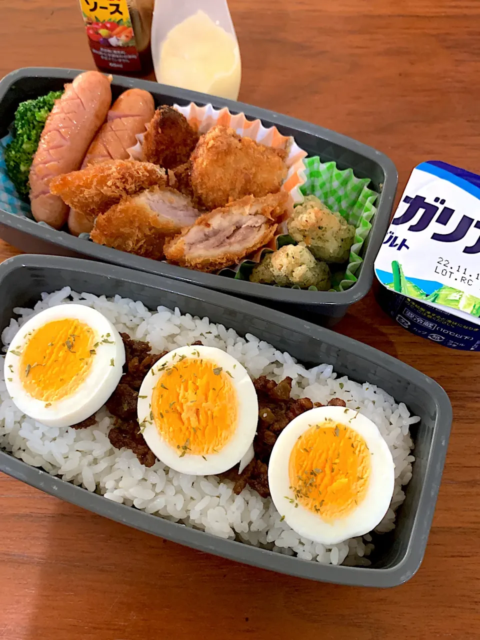 Snapdishの料理写真:2022/10/27 中３息子弁当|こうれい母さん