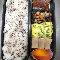 Snapdishの料理写真:朝10分でおべんとう|satotoさん