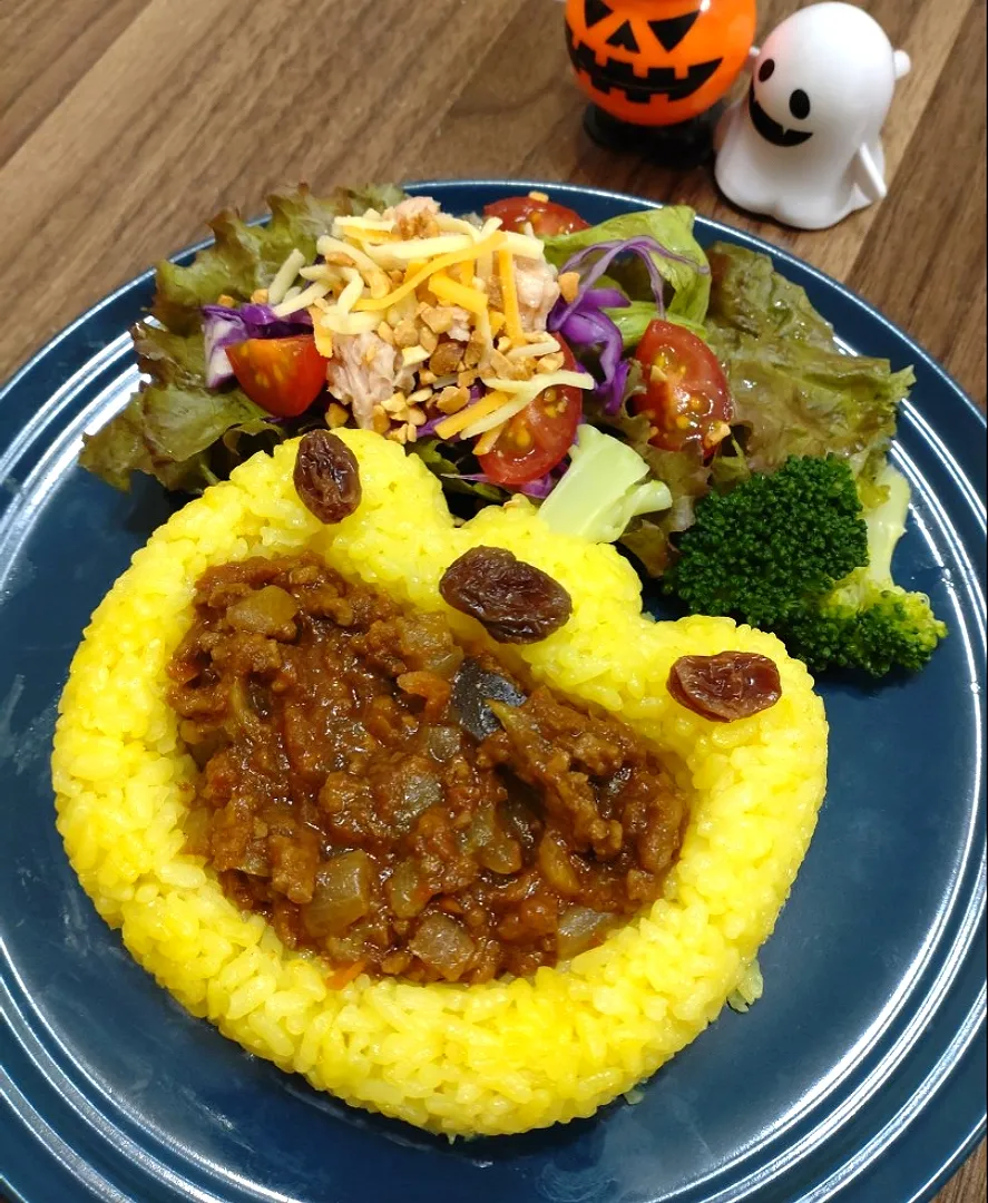 Snapdishの料理写真:ハロウィン★ドライカレー|ゆりちさん