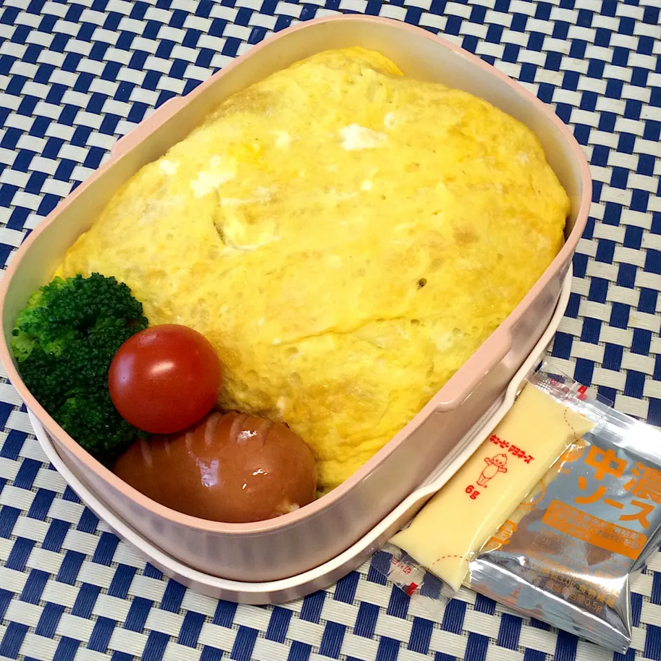 Snapdishの料理写真:長女のJK弁当〜　オムそば|yukoさん