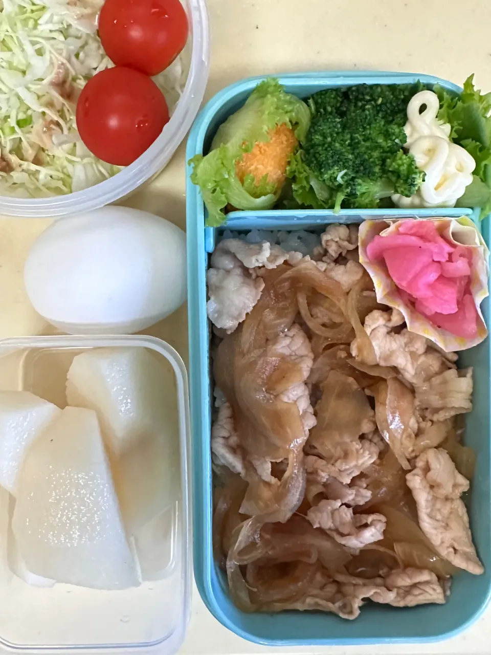 Snapdishの料理写真:豚丼 お弁当|かずきゅうさん