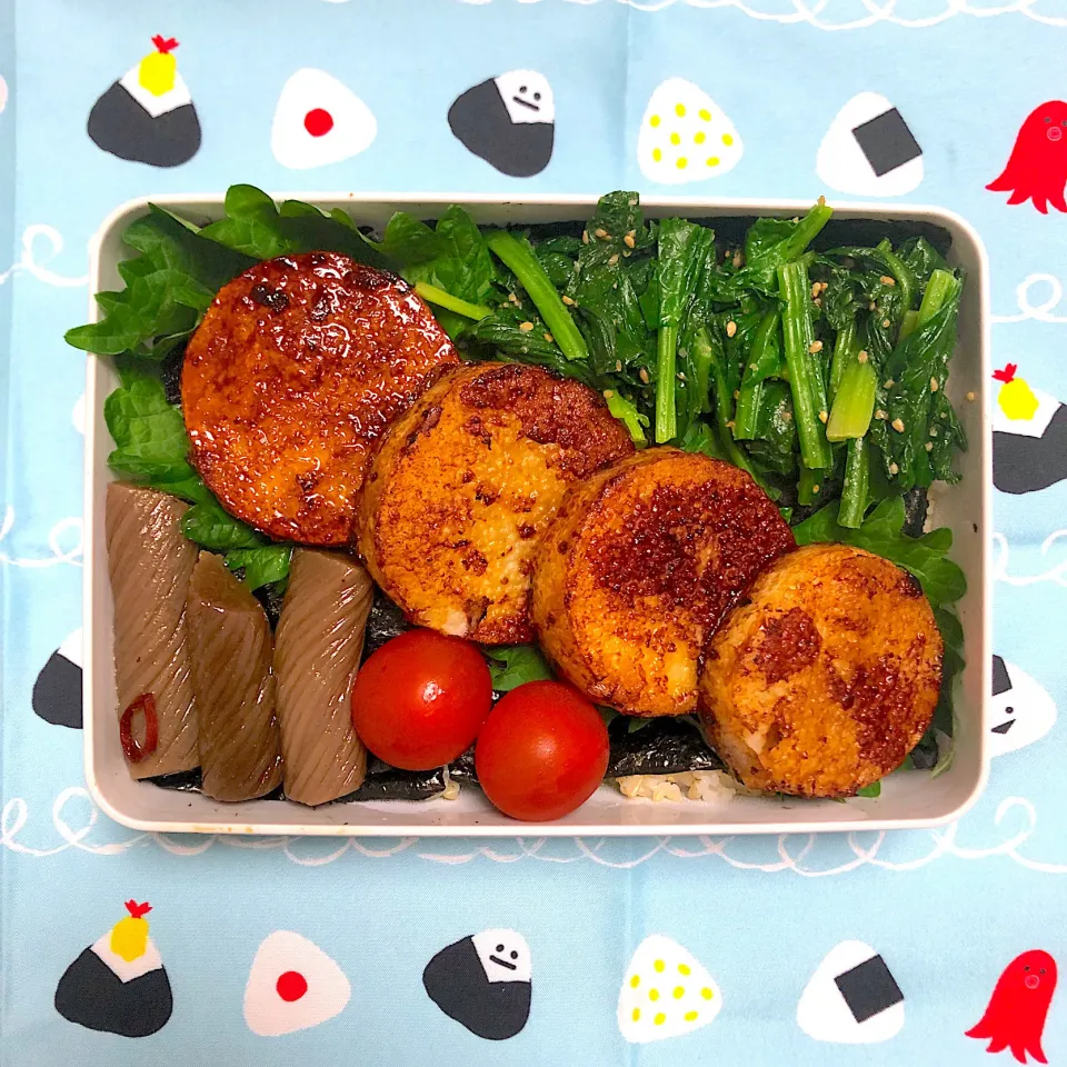 #vegan 
長芋ステーキ弁当|makiko_aさん