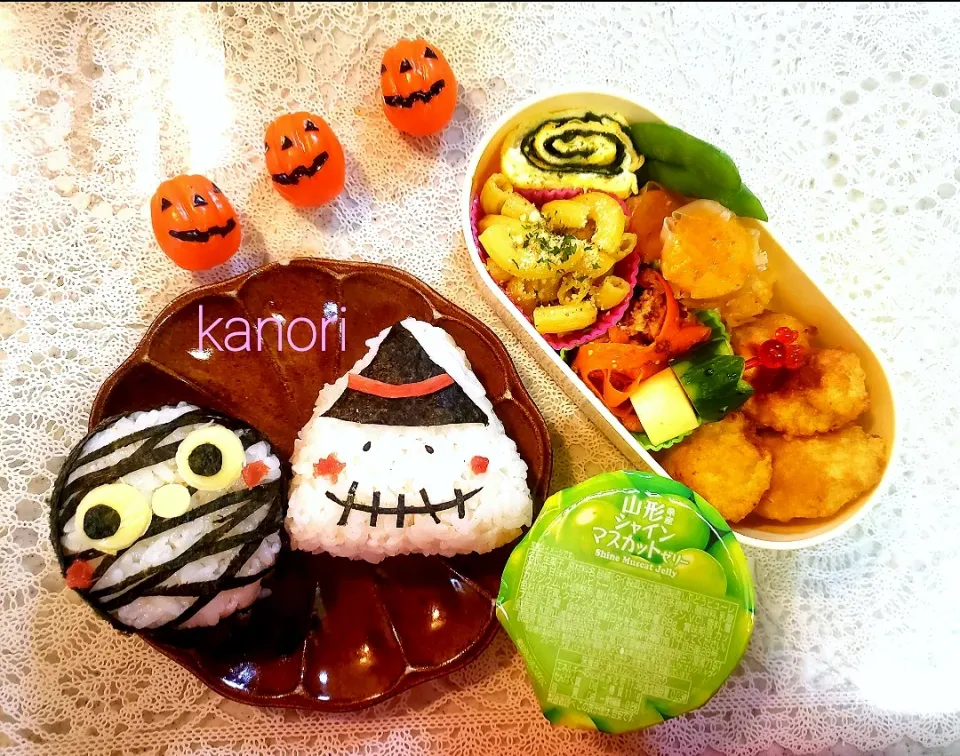 Snapdishの料理写真:合唱コンクールnoお弁当～ハロウィン🎃|かのりさん