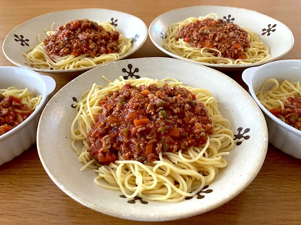 ＊お野菜たっぷりミートソーススパゲッティー🍝＊|＊抹茶＊さん