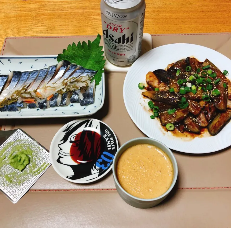 シメサバ
鶏とナスの炒めもの
柿プリン🍮|naoさん