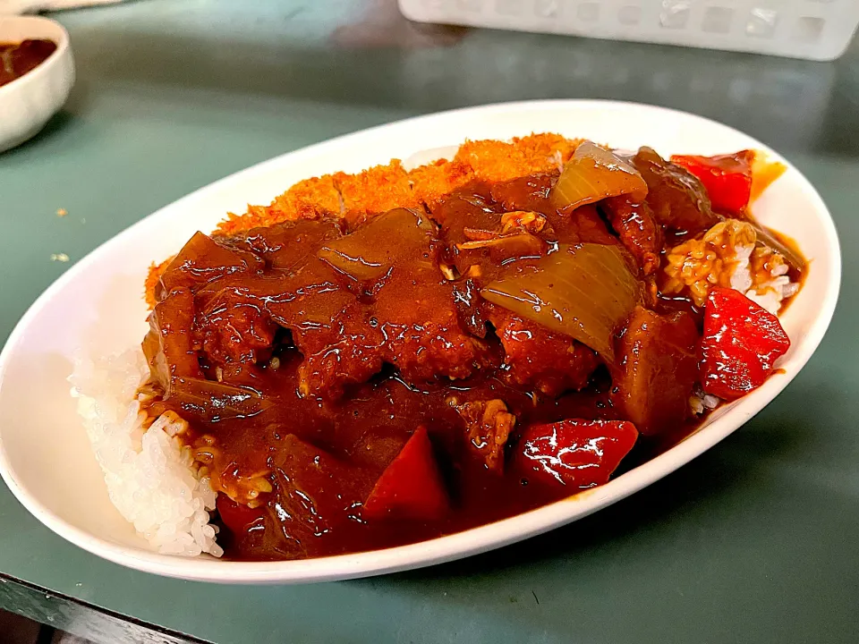 Snapdishの料理写真:ダシ香る カレーカツ丼|ryoheyさん