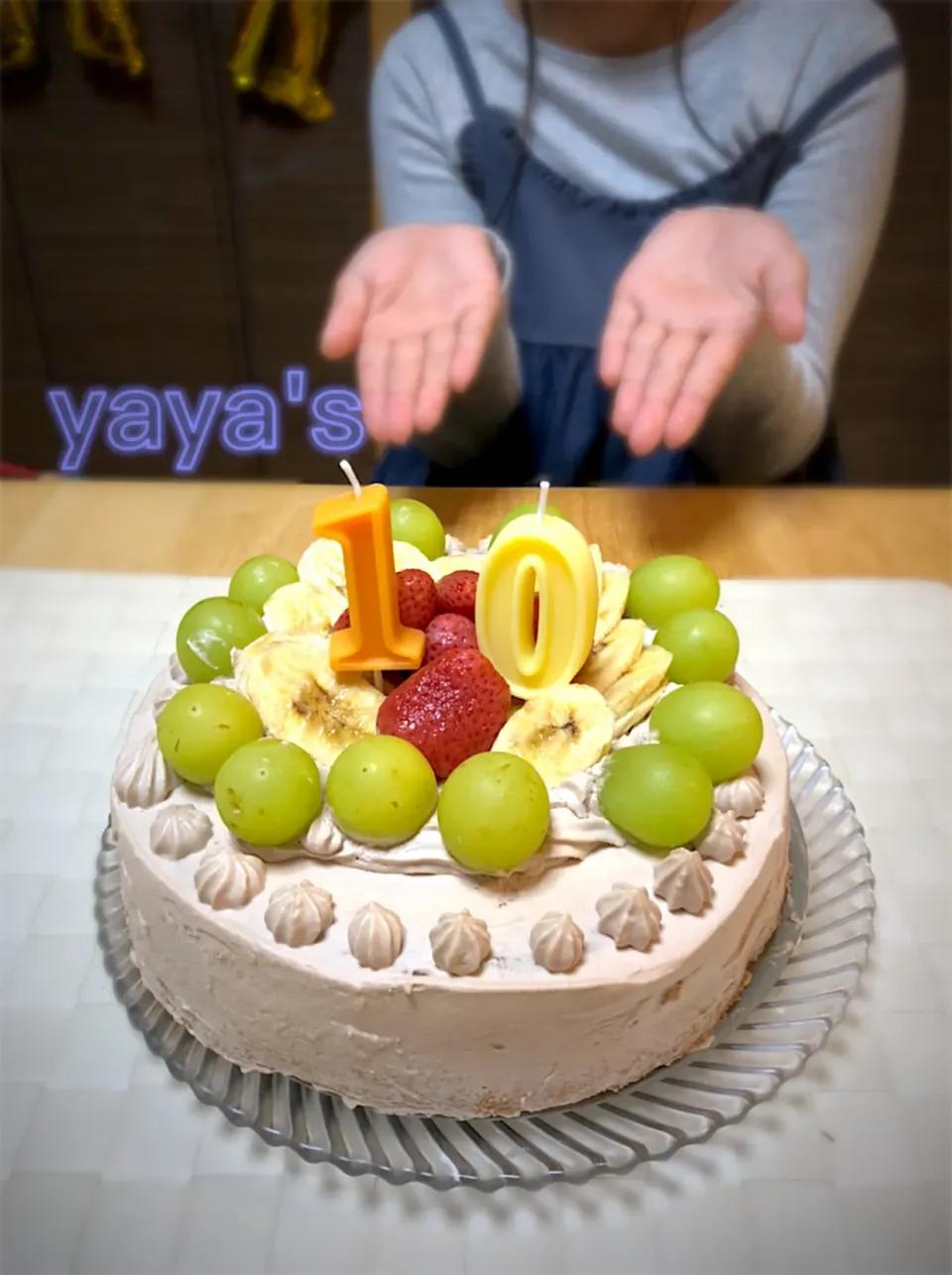 yayaの料理 娘(8)初めての手作りクリスマスケーキ⭐︎ de 娘（10）の手作りBDケーキ2022⭐︎|yayaさん