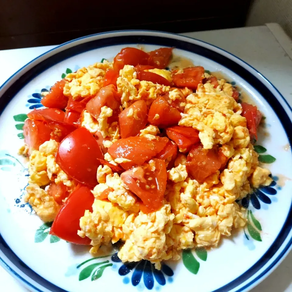 トマトと卵の炒め物|あかね空さん