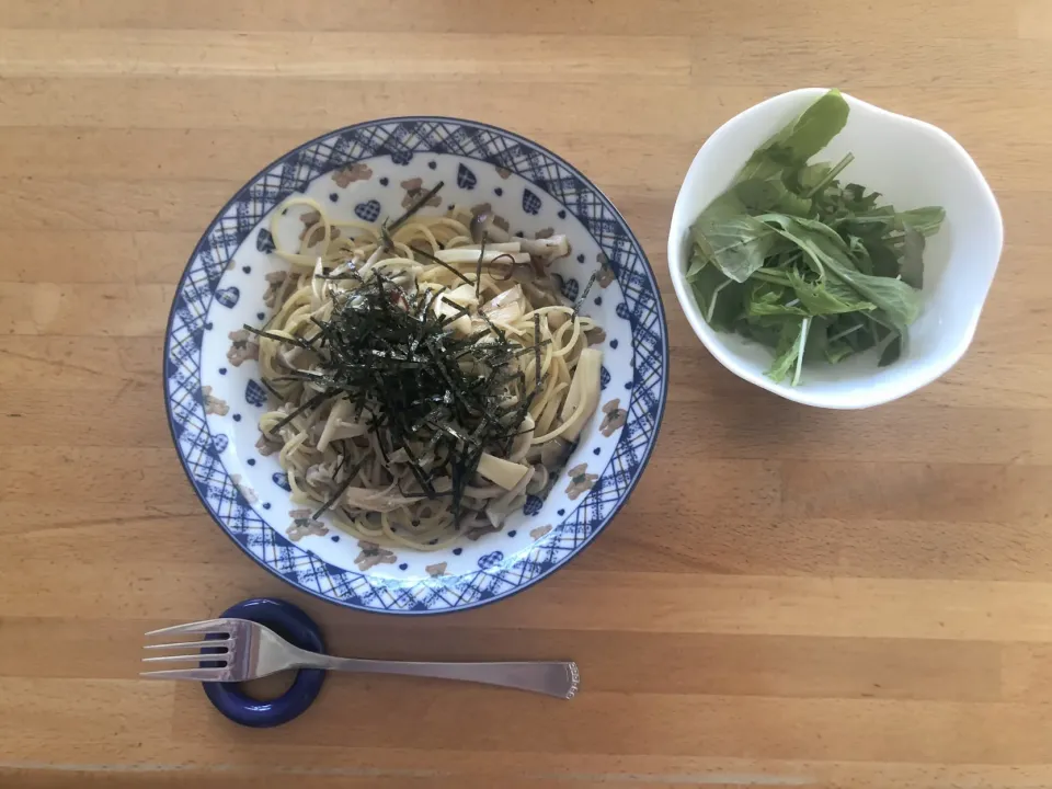 お昼ご飯🎵きのこパスタ|kiyominさん