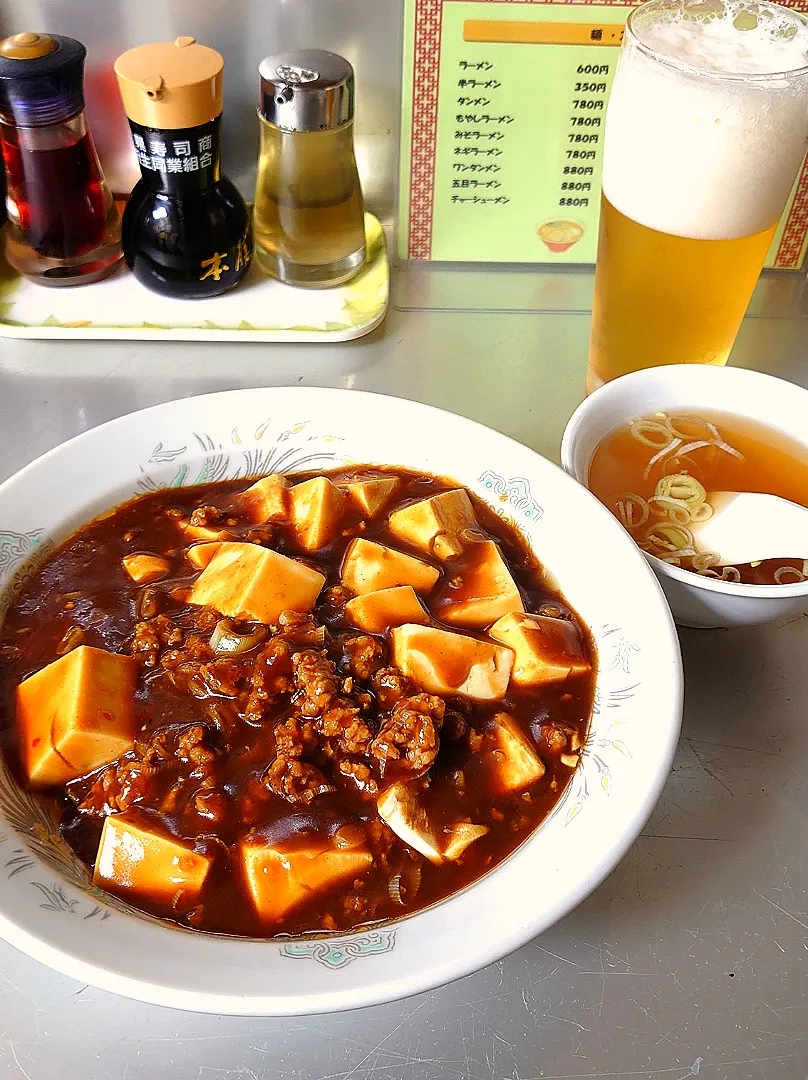 仙台・泰陽楼の麻婆焼きそばとビール|すーさん