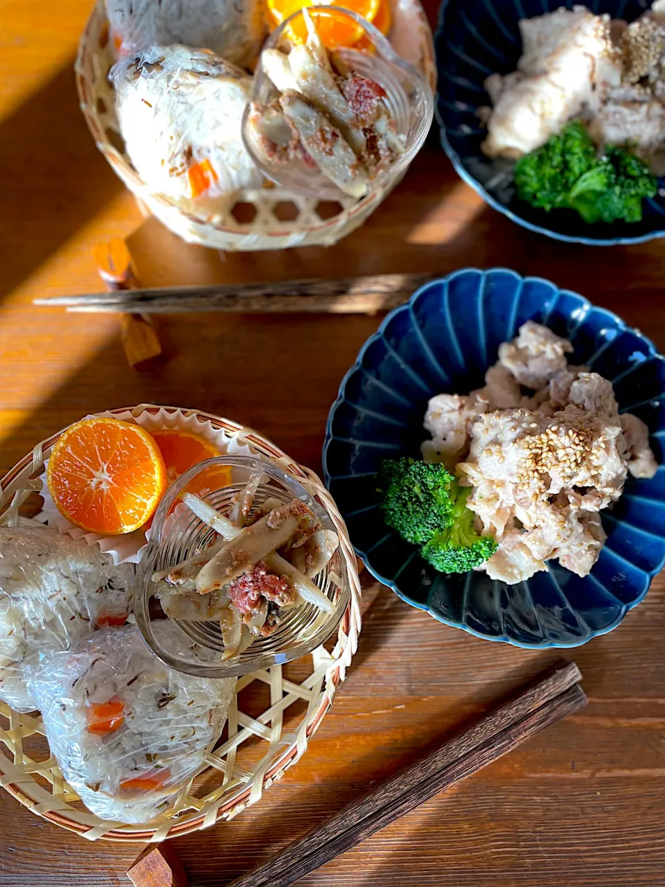 炊飯器レシピ　刻み昆布の炊き込みご飯、豚肉のマヨ味噌和え、ごぼうの梅かつお和え|ＭＡＲＵＥ家の食卓さん