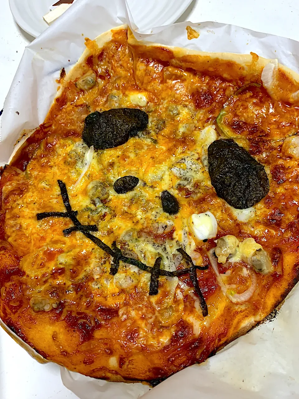 Snapdishの料理写真:ジャックスケルトンピザ🍕|masumi.rさん