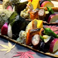 竹皮おにぎり弁当