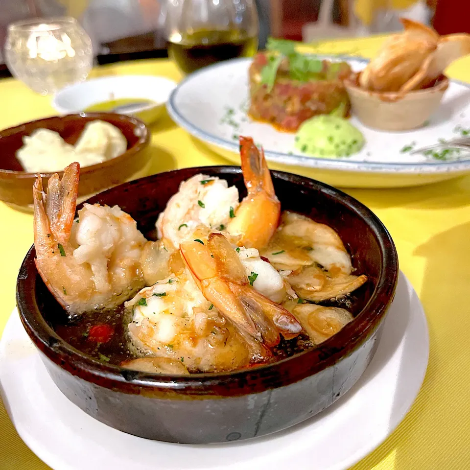 Signature sizzling garlic shrimps|skyblueさん