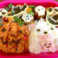 ハロウィンキャラ弁|ももさん