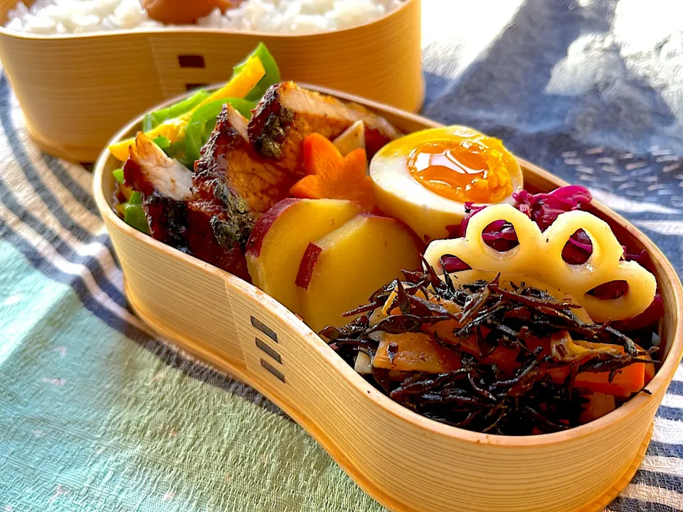 豚の味噌漬け弁当🐖|ぱっとさん