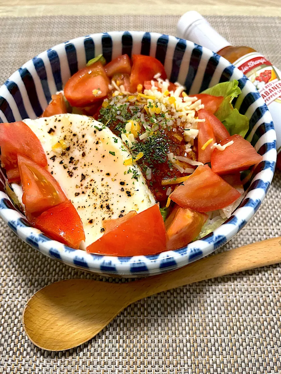 朝昼兼用のごはん~ロコモコ丼~|ゆかｕさん