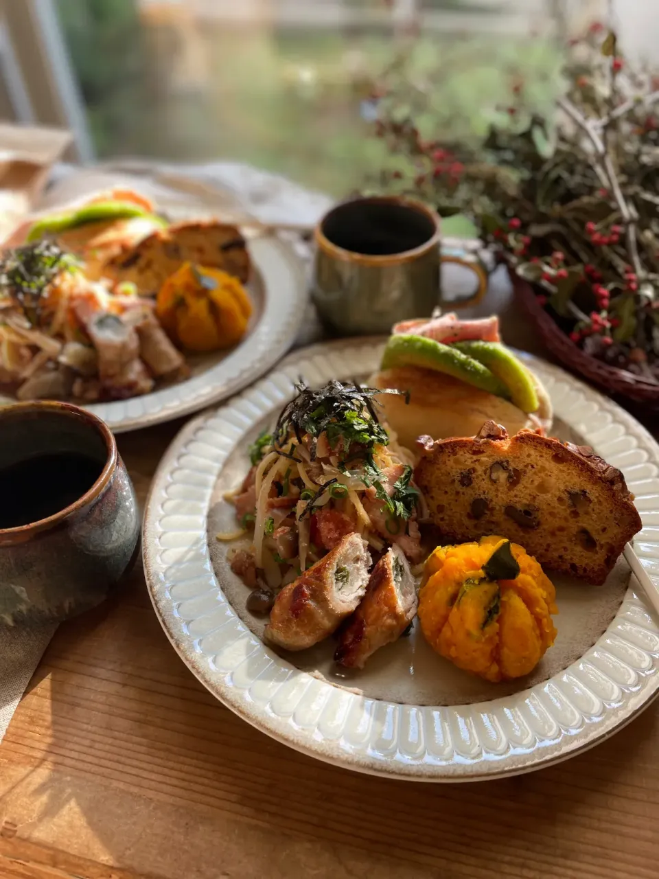 Snapdishの料理写真:遅めのお昼ご飯🎶|Mariruさん