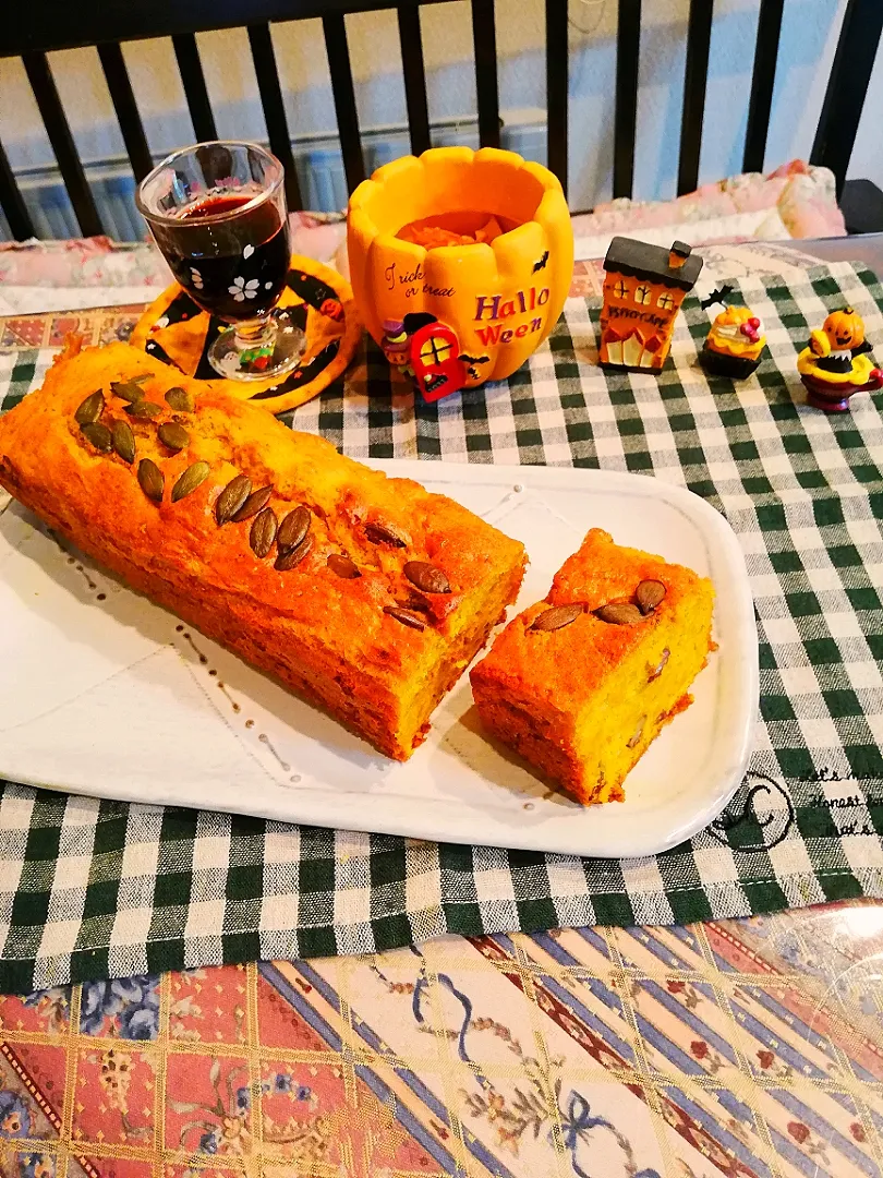 かぼちゃのパウンドケーキ🎃|naonaomimichanさん