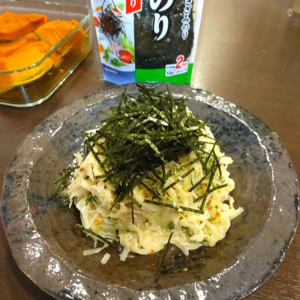 からあげビールさんの料理 【おうち居酒屋ごはん】簡単5分♪焼肉のたれマヨ大根サラダ|Rieさん