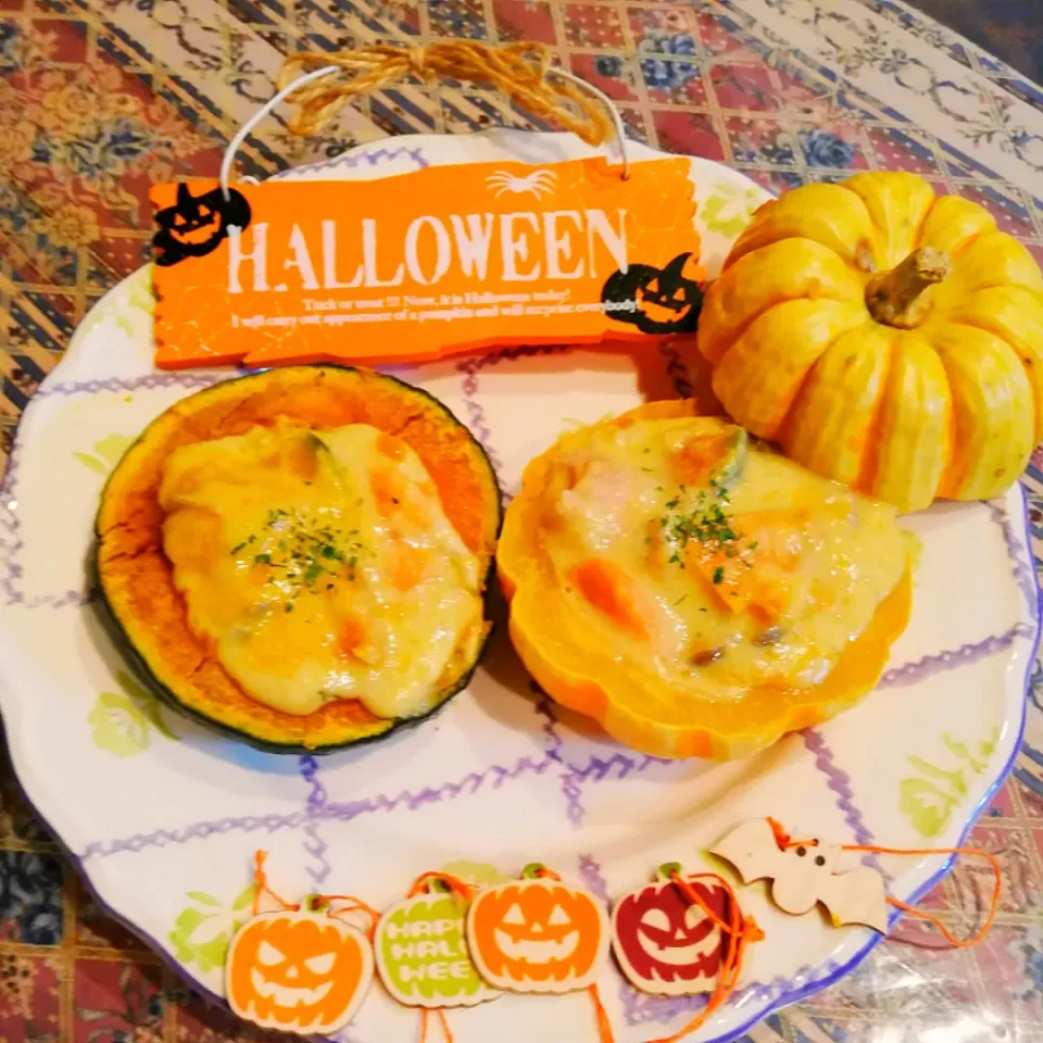 かぼちゃのシチュー🎃|naonaomimichanさん