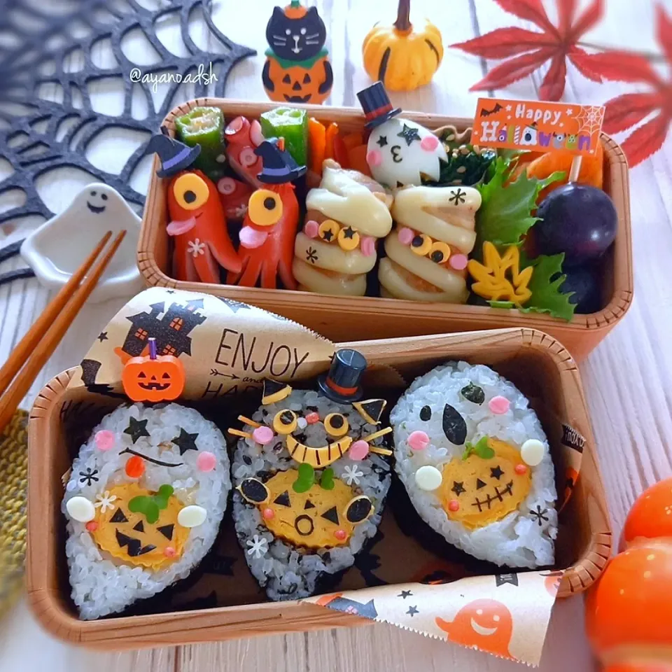 🎃ハロウィン飾り巻き寿司弁当🎃|ayano.adshさん