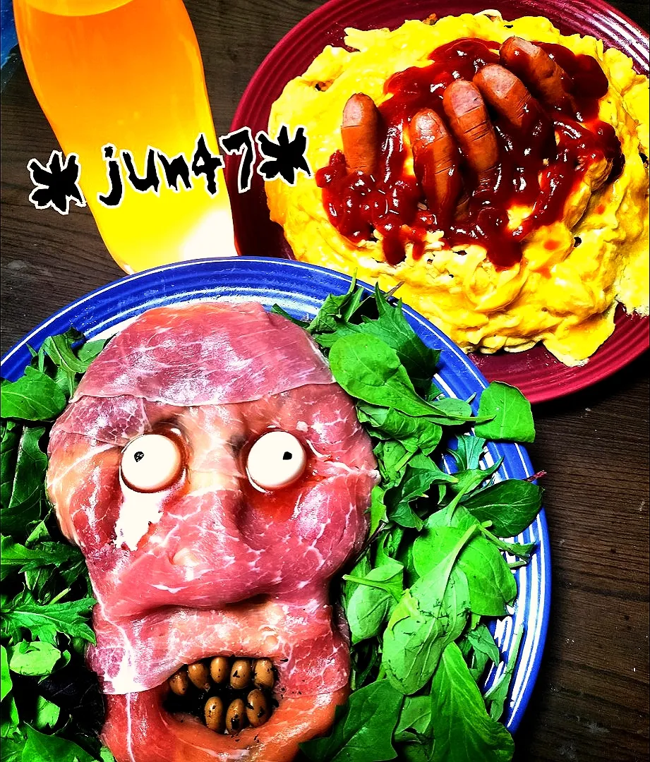 Snapdishの料理写真:ハッピーハロウィン🎃ホームパーティー|jun47さん