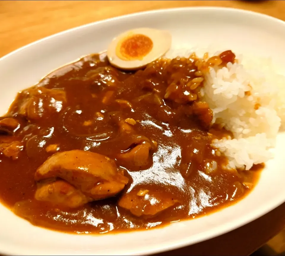 余った湯豆腐でチキンカレー|cookingパパ五郎さん