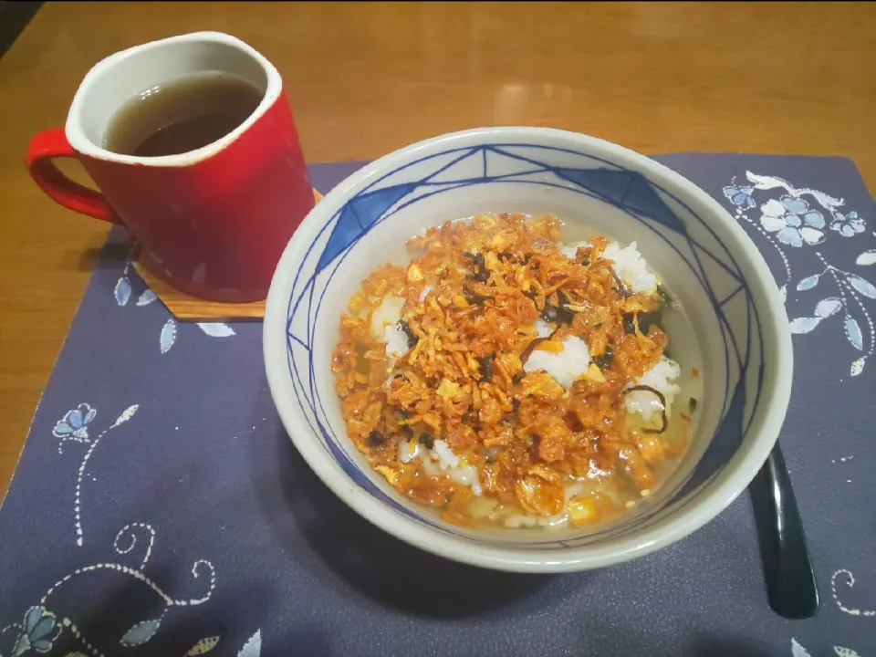 アレンジお茶漬け(朝ご飯)|enarinさん