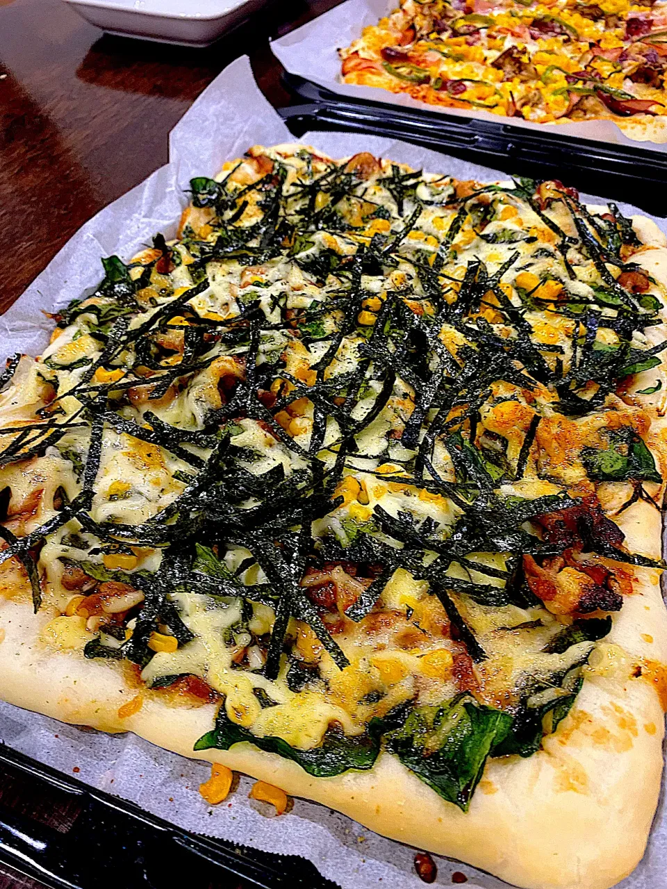 Snapdishの料理写真:しばざきまりさんの料理 照り焼きポークピザ|しばざきまりさん