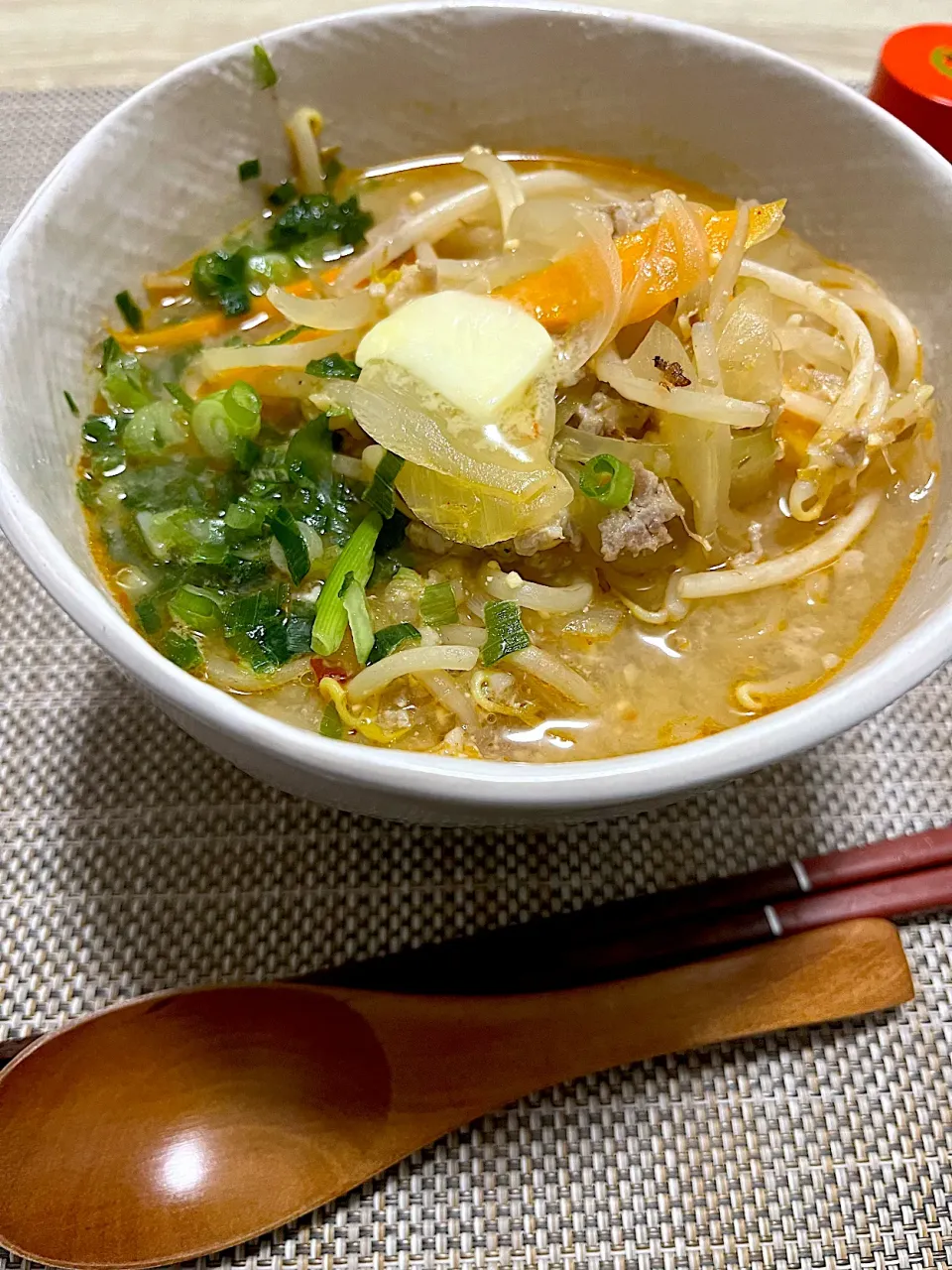 今日の夜ごはん~フォーで至高の味噌ラーメン風~|ゆかｕさん