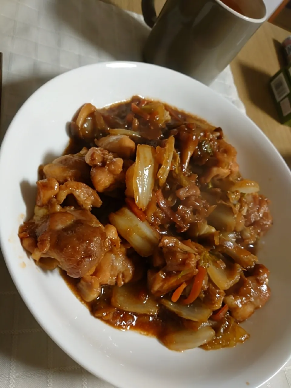 鶏肉と野菜の味噌炒め|白河無月さん