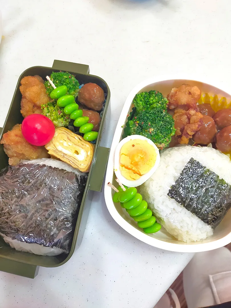 Snapdishの料理写真:子供達のお弁当|羊さんさん