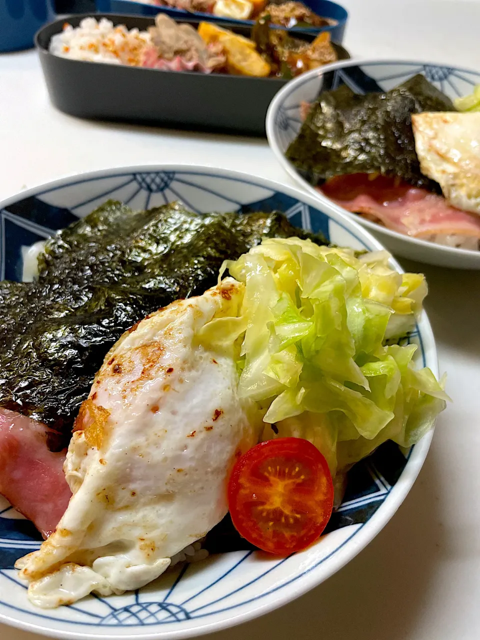 Snapdishの料理写真:ベーコン海苔丼|ＭＡＲＵＥ家の食卓さん