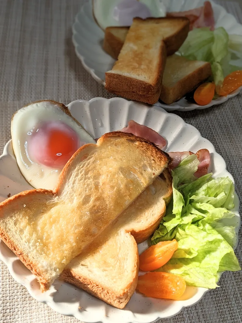 本日の朝食〜春夏秋冬の食パン食べ比べ|f.1125beさん