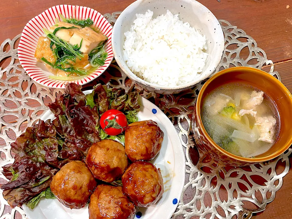 黒酢肉団子定食|hitomiさん