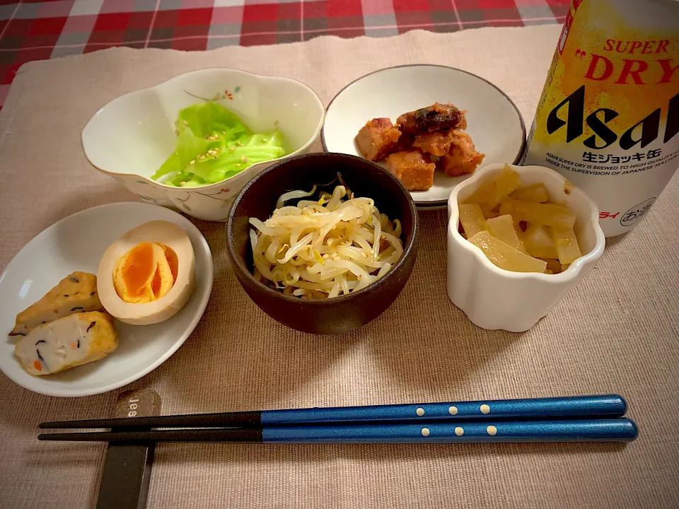 Snapdishの料理写真:2022/11/2 今日の晩酌🍶セット明日はゴルフラウンド✋|ひーちゃんさん