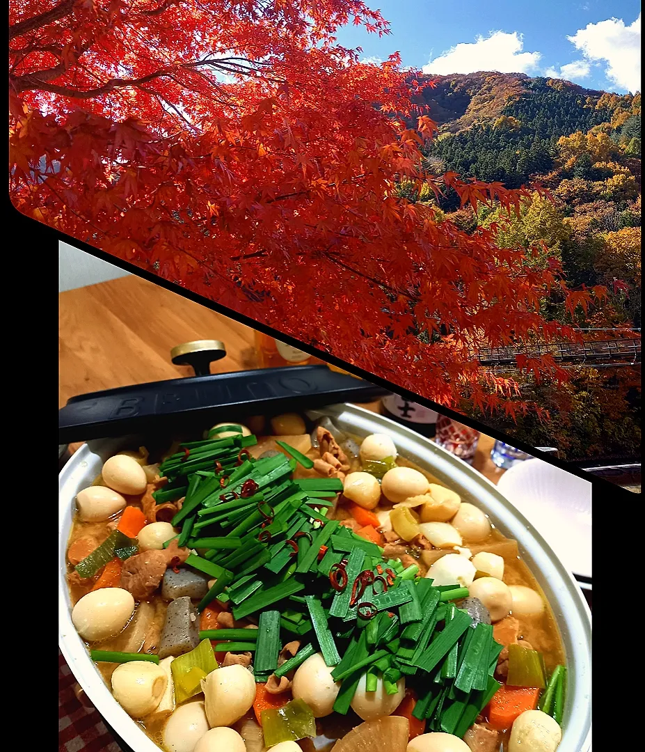 紅葉狩りとトホホ(T_T)のもつ鍋|ナオミさん