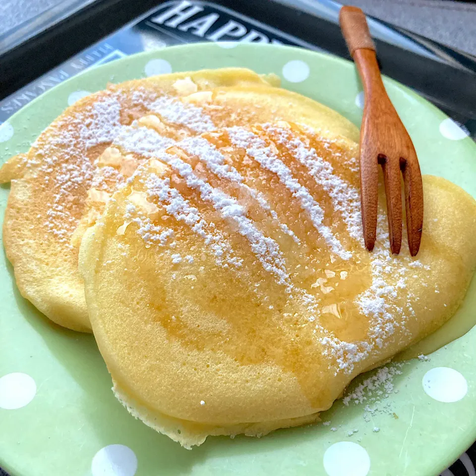 Snapdishの料理写真:米粉パンケーキ🥞|ららさん