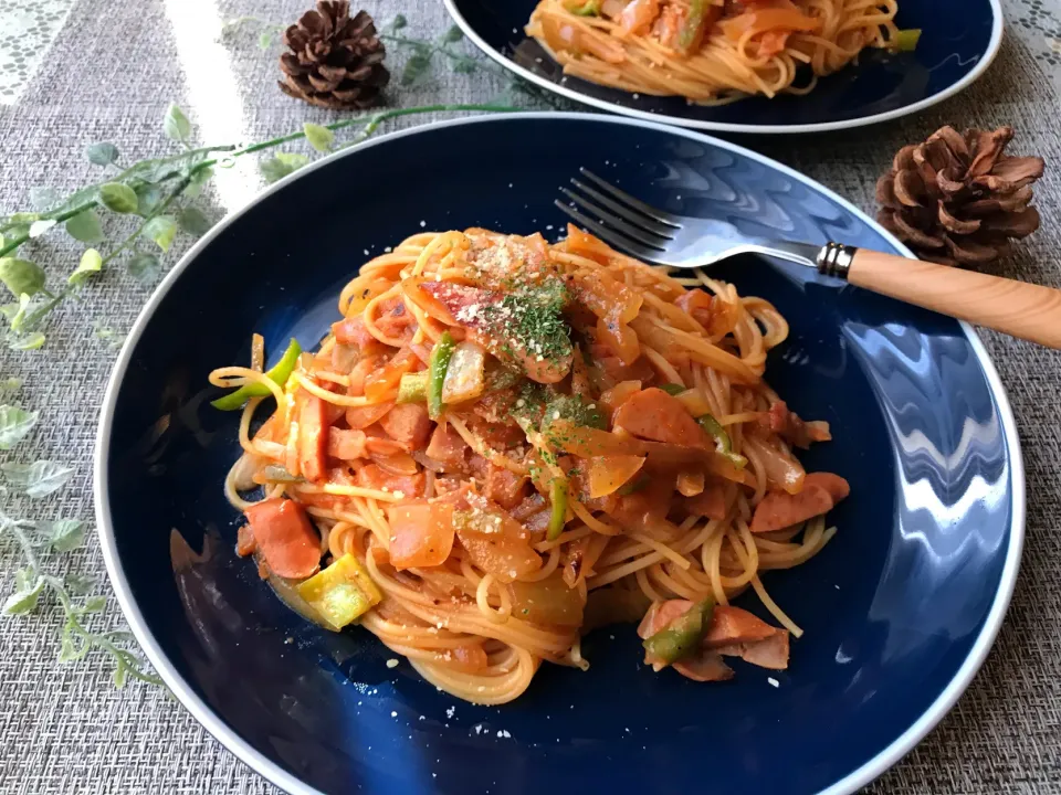 まなまな♡さんの料理 お昼ナポリタン|まなまな♡さん