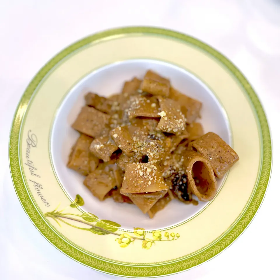 Fried Rigatoni, Black Garlic Presto|Kent 1さん