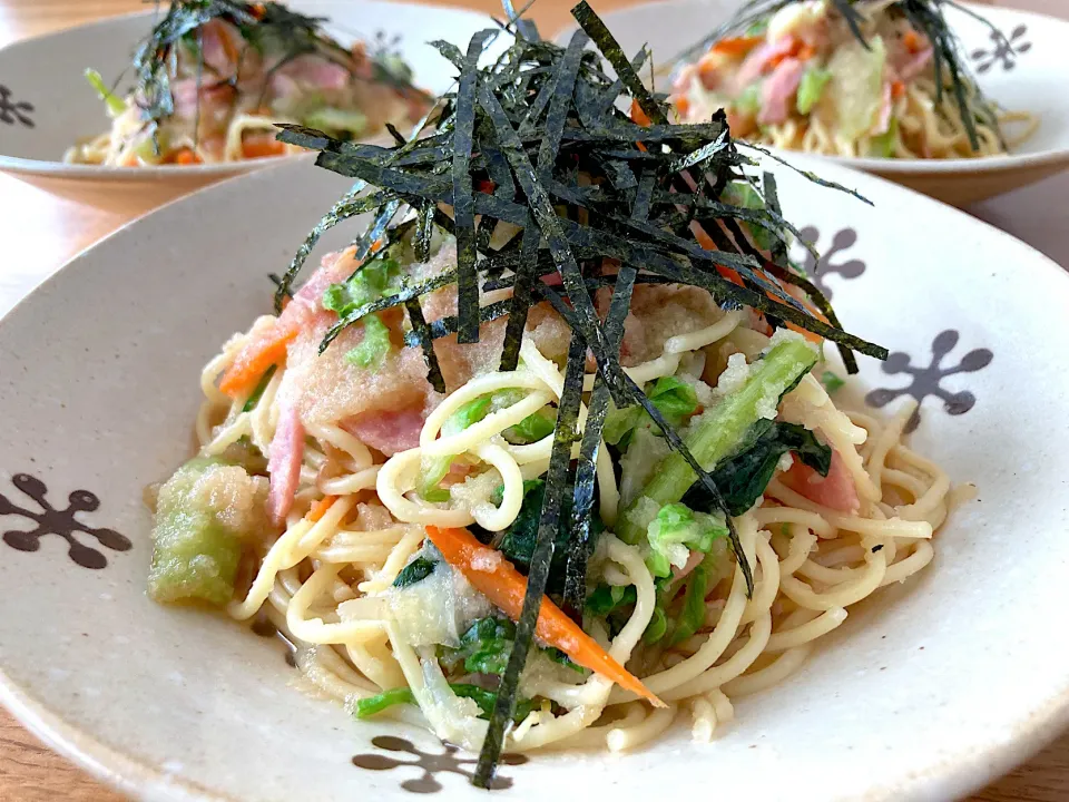 ＊ベーコンと野菜の和風おろしスパゲッティー＊|＊抹茶＊さん