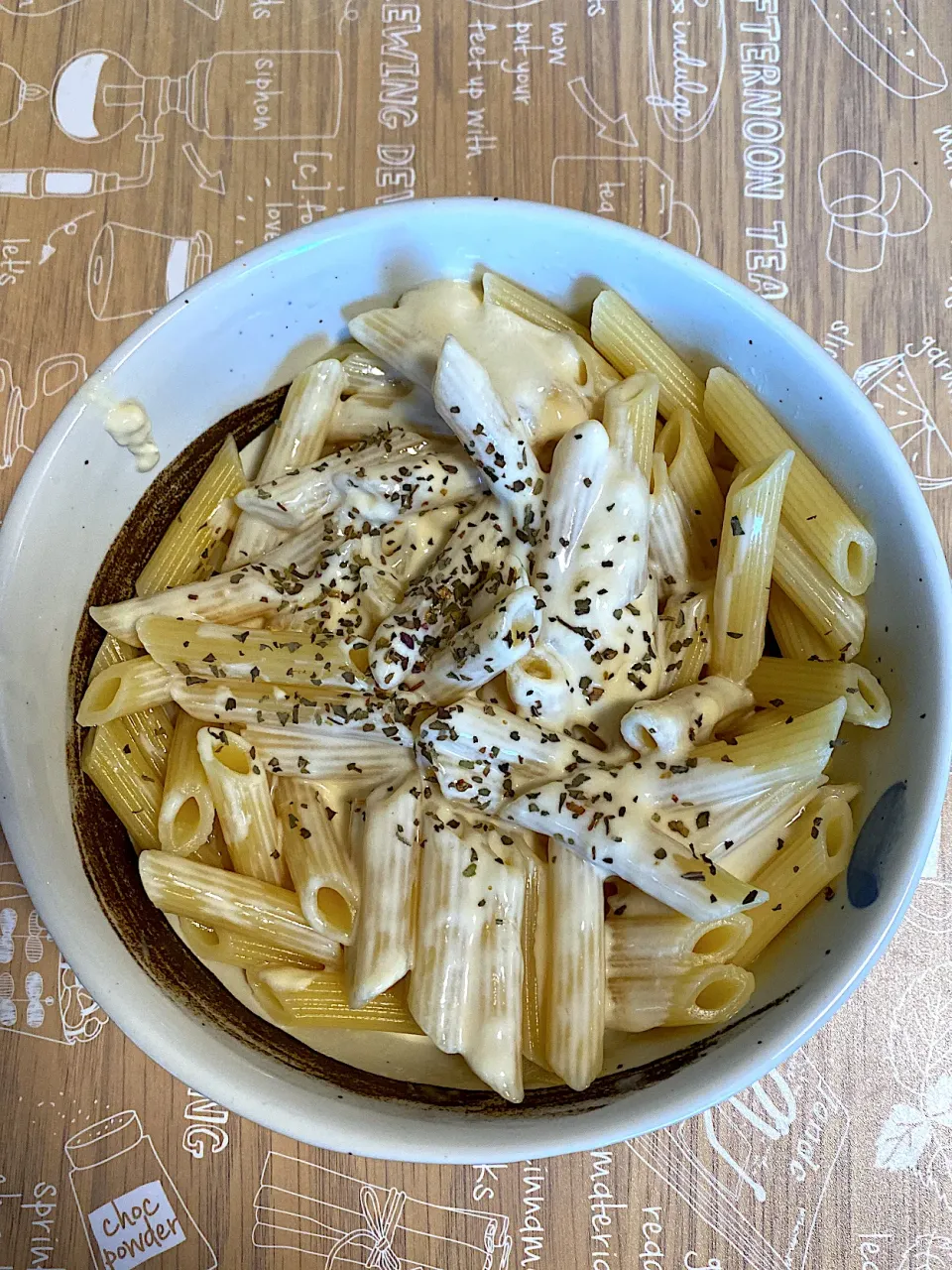 手料理？茹でで和えたレモンソースペンネ|駄菓子屋さん